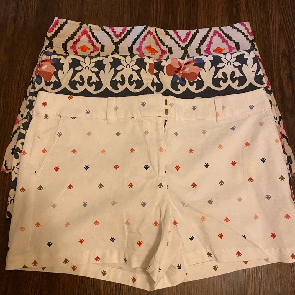 Loft shorts, 3 pairs, size 14. One pair NWT